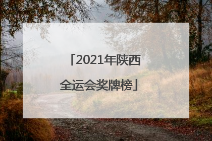 「2021年陕西全运会奖牌榜」2021年陕西全运会奖牌榜实时