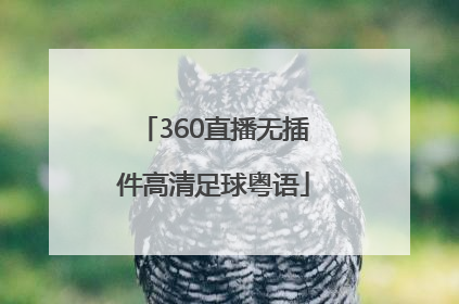 「360直播无插件高清足球粤语」360直播无插件高清cctv5